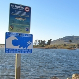 No Fishng Sign Estuary-Lorraine Walter