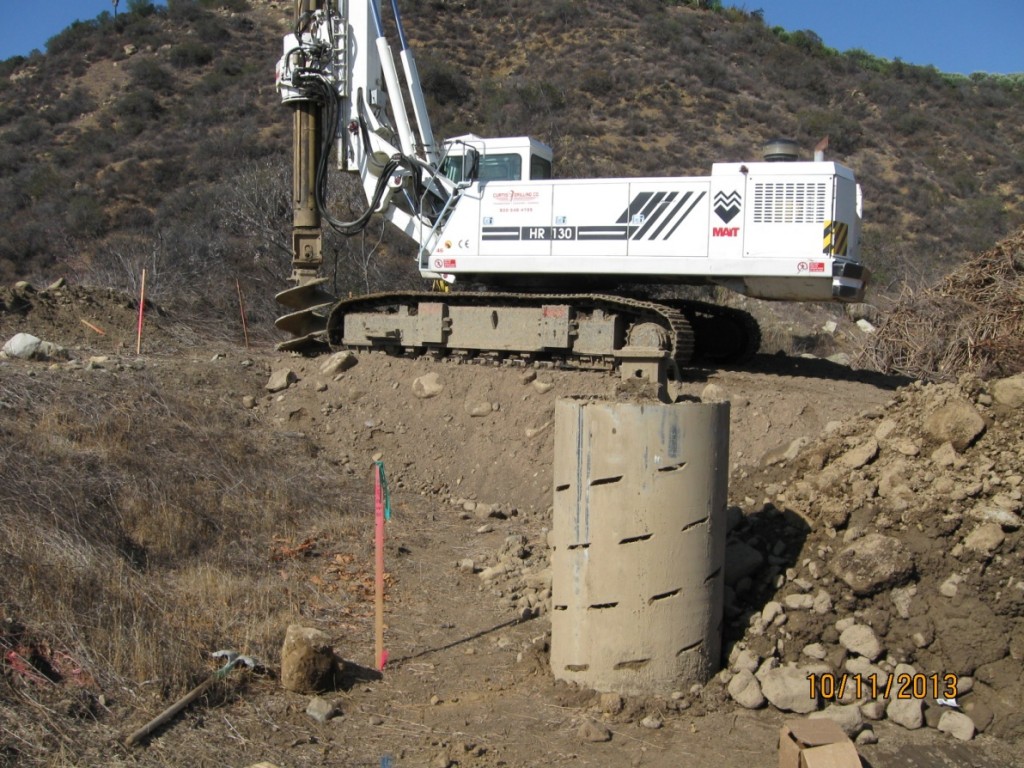 SA Creek Drilling Recharge Well